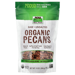 NOW Foods, Органический сырой пекан, несоленый, 284 г (10 унций)