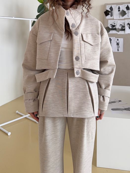 ЮБКА-БАСКА АЛЬМИ БЕЖЕВЫЙ