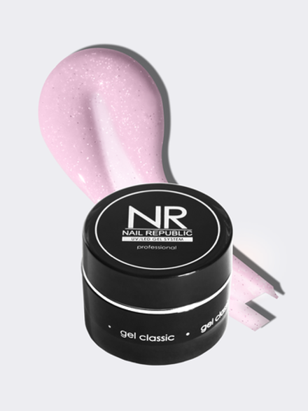NR Gel classic - Гель для моделирования №31 розовый с шиммером, 30 гр