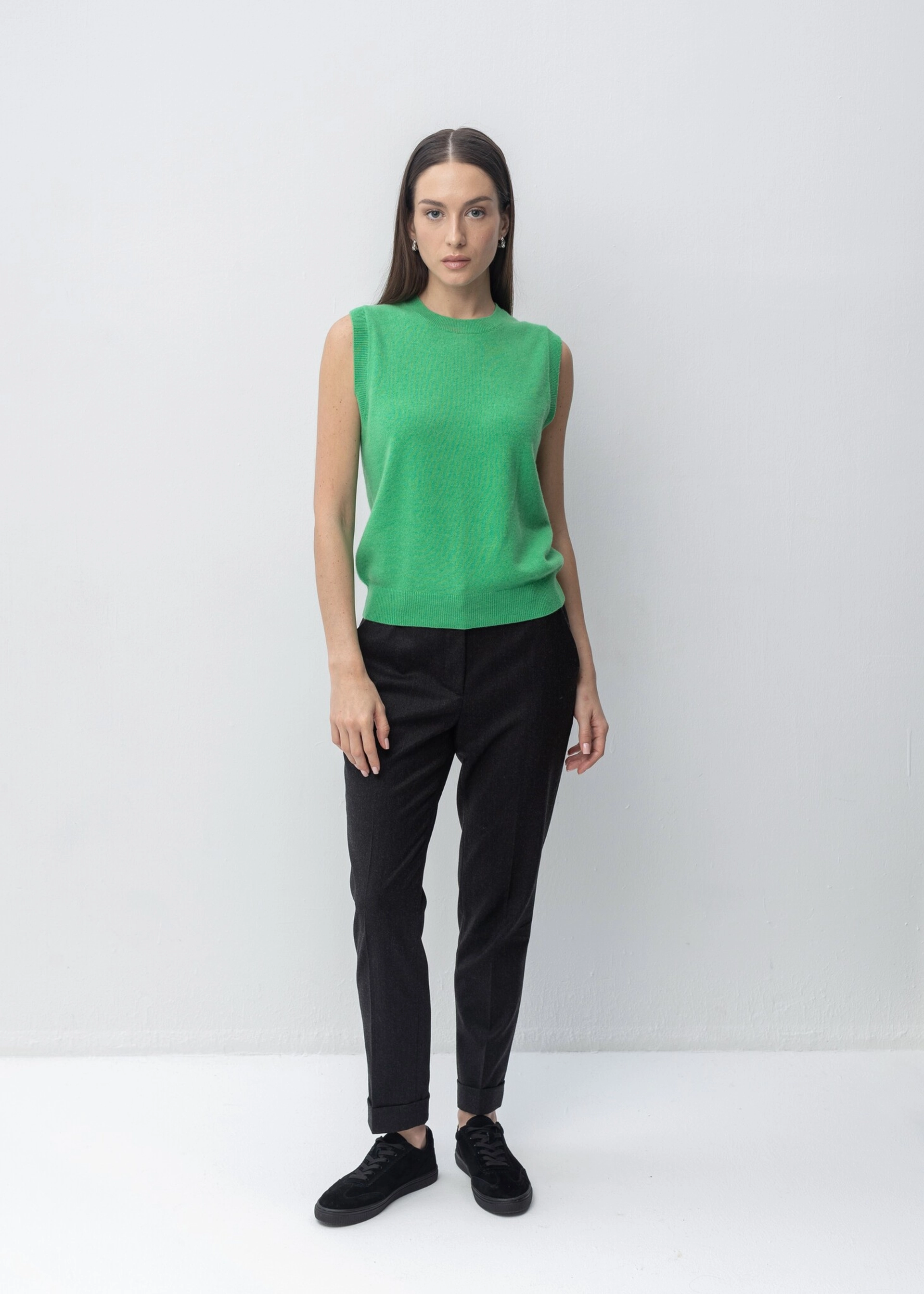 Брюки из шерсти и вискозы