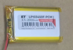 Аккумулятор ET LP103450F-PCM
