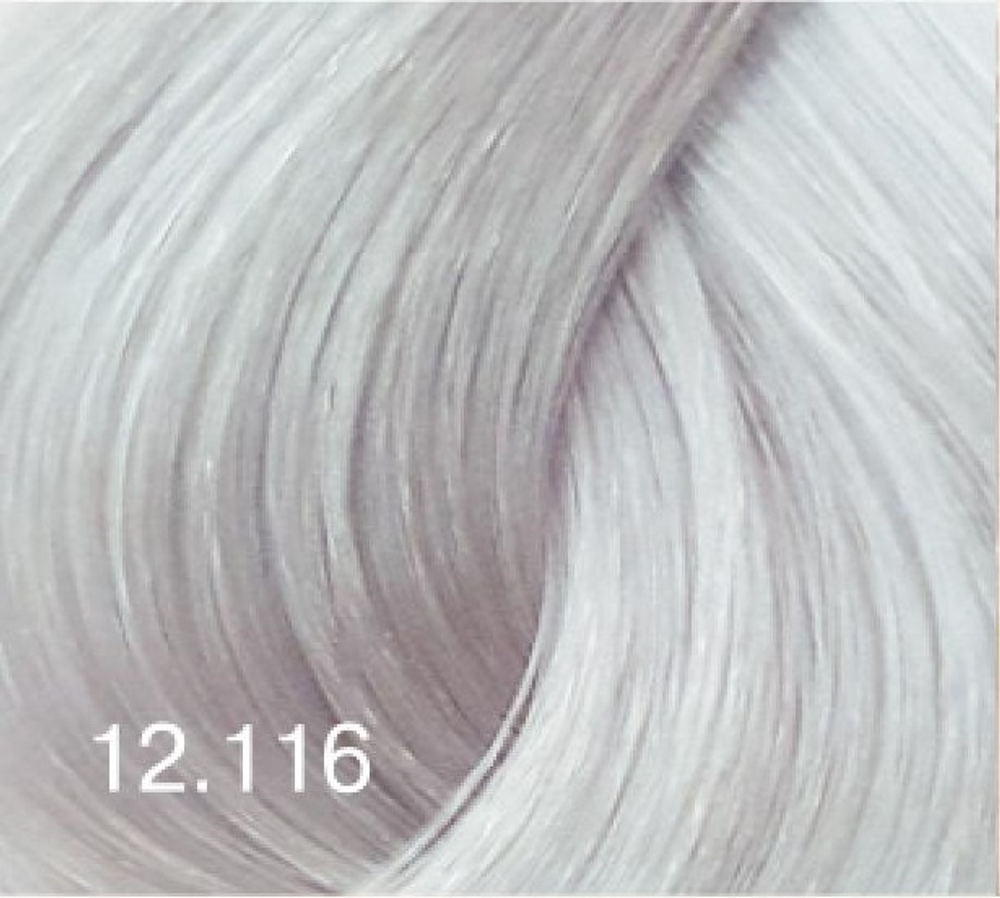 12/116 ультра пепельный перламутровый блондин, крем-краска для волос Bouticle/ Expert Color