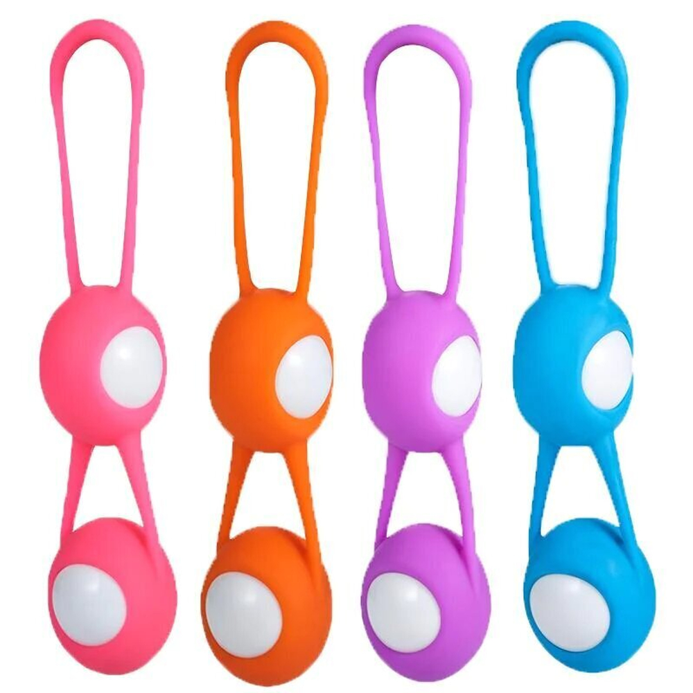 Вагинальные шарики Rosa Ball цветные