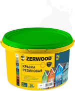 ZERWOOD KR Краска резиновая Белая 3кг (ИжСинтез)