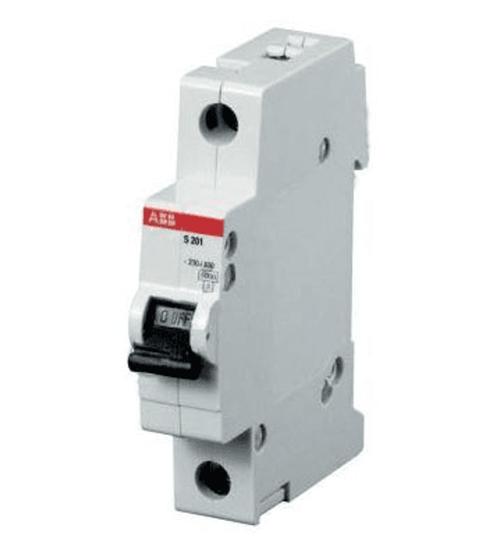 Выключатель автоматический 1П 6А характеристика D 6кА ABB S201 D6 2CDS251001R0061