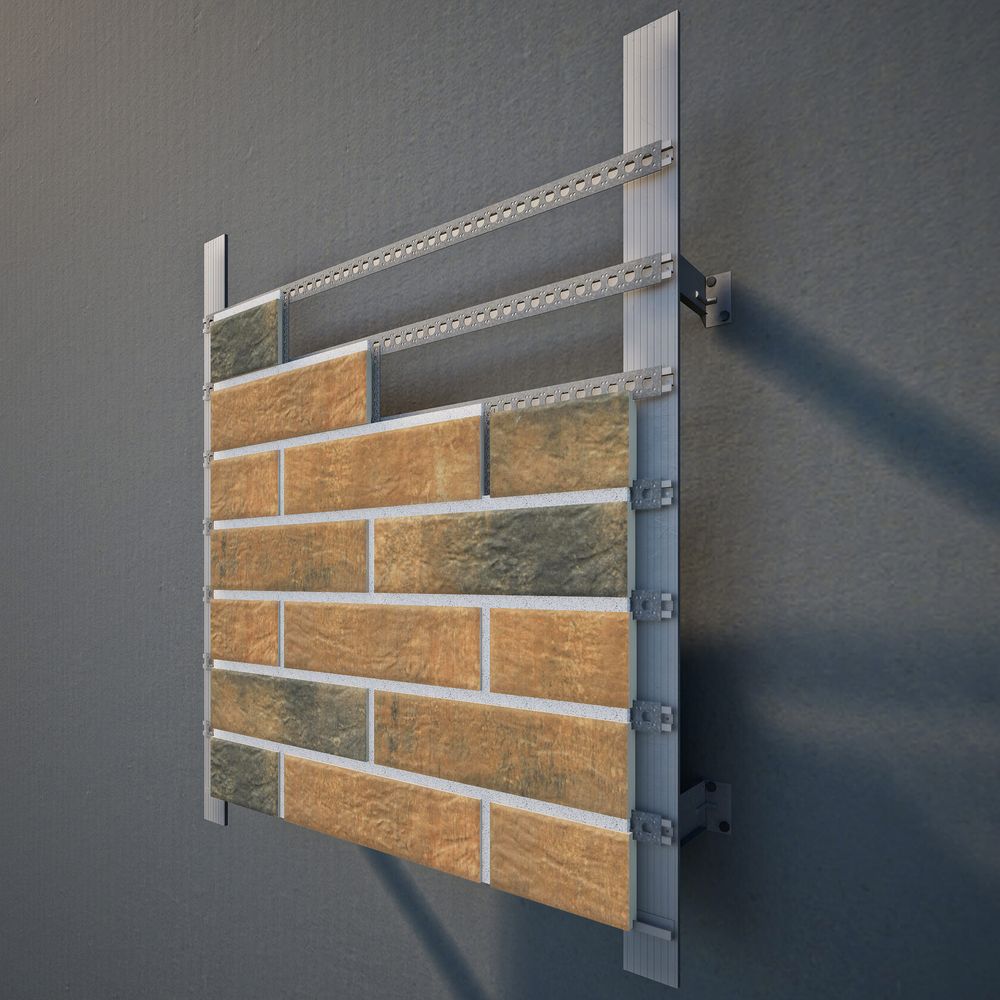 BestPoint Loft brick, Cardamon, 245x65x12 - Клинкерная плитка для вентфасада/НВФ