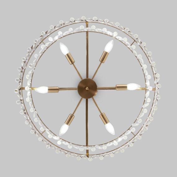 Подвесная люстра Eurosvet Sophie 60165/6 латунь