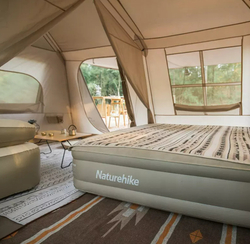 Палатка Naturehike Village 13 автоматическая 5-8-местная, коричневая BlackOut