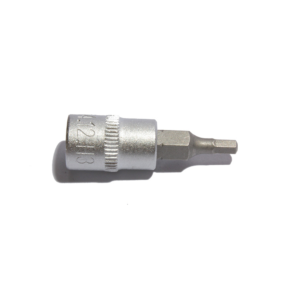 Торцевая головка короткая с битой 1/4" H3, СТАНКОИМПОРТ, CS-14.12.H3