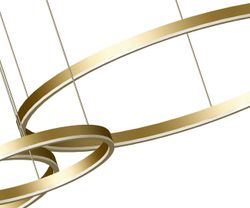 Kink Light 08223,33P(4000K) Подвес димм.Тор мат.зол d80+60+40