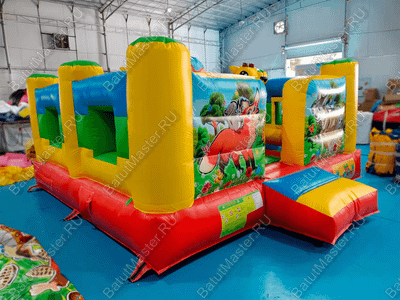 Надувной батут "Лесное царство" 4*4*2,5 м