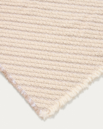 Коврик для ванной Janu из 100% хлопка жаккард цвета экрю 50 x 70 см