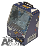 Автолампа H3 12V 55W Маяк  + 30%  Active Super White 72320ASW+30  (к-т)