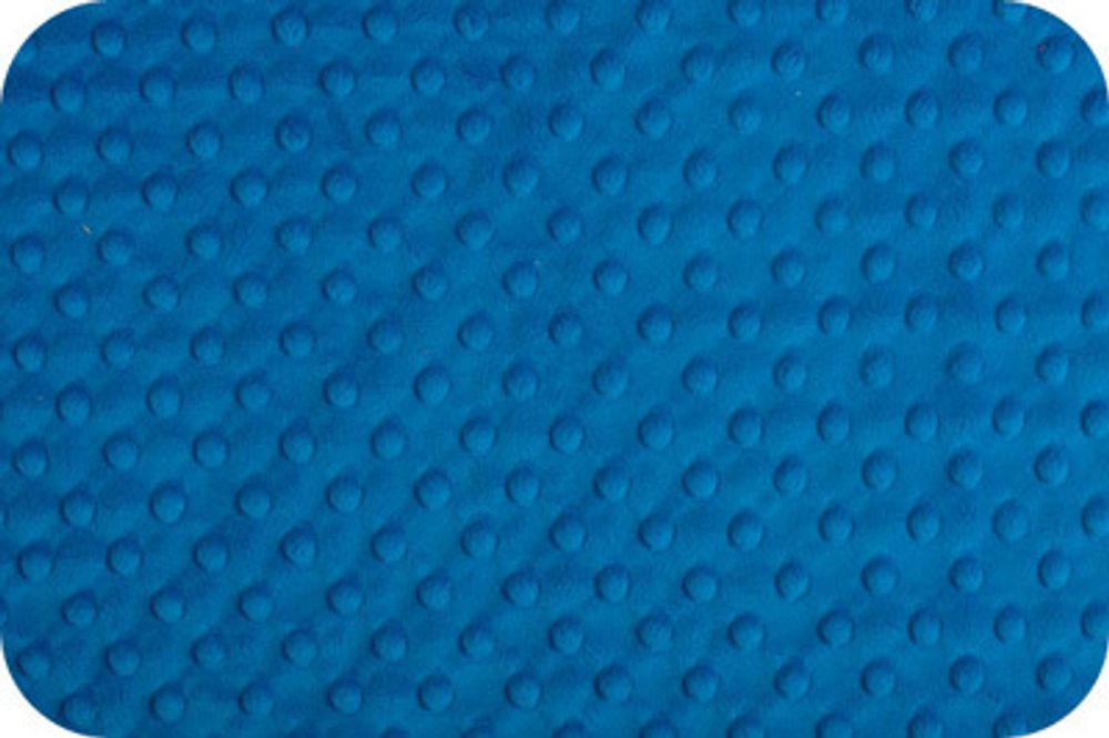Плюш (ткань) Peppy Cuddle Dimple 455 г/м², 48х48 см, ELECTRIC Blue Плюш (ткань) Peppy Cuddle Dimple 455 г/м², 48х48 см, ELECTRIC Blue