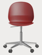 Кресло N02™ Recycle FRITZ HANSEN  алюминий/пластик/dark red 625х625х900h