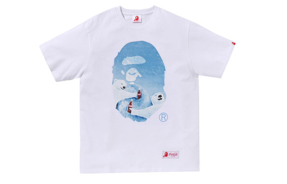 A Bathing Ape X Coca Cola Photo Ape Head Tee