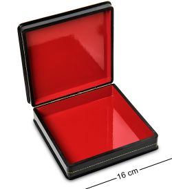 ШК-19/32 Шкатулка в технике декупаж «Алиса в стране чудес» (16х16х4,5)