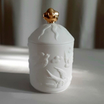 🌸 фарфоровый подсвечник со свечой Ласточки — Leoleo handmade — 8 марта у Феи