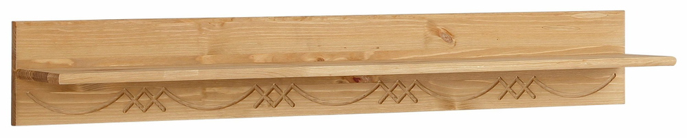 Полка настенная София, из сосны, цвет натуральный