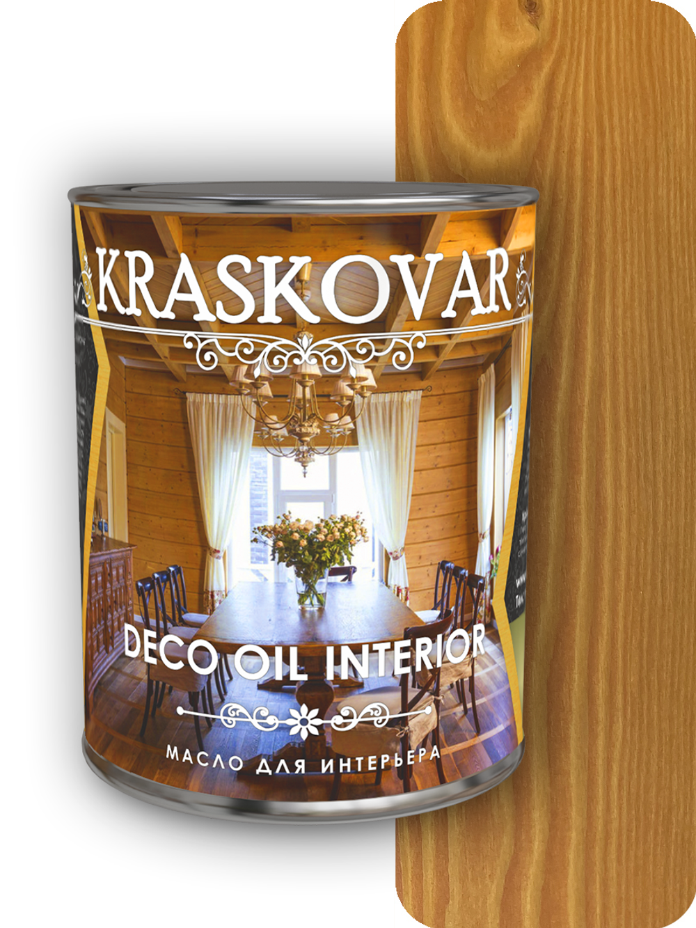 Масло для интерьера Kraskovar Deco Oil Interior осенний клен