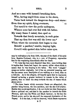 Dante's Divine Comedy. The First Part, Hell, Tr. in the Metre of the Original with Notes | Dante Alighieri