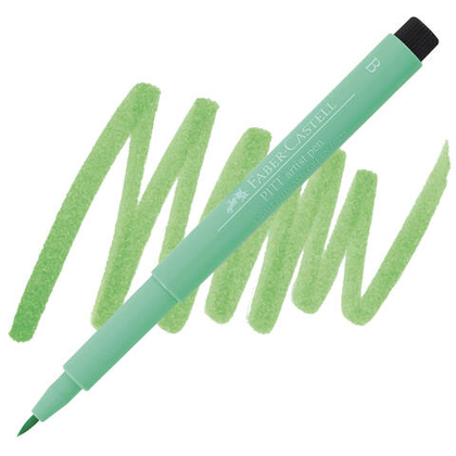 Faber-Castell Pitt Pen (B). 162 Light Phthalo Green