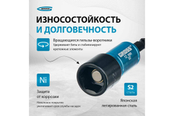 Набор бит с торцевыми головками 8, 10, 12, 13 мм, магнит, Nut-Driver S2// Gross