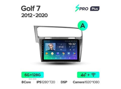 Магнитола Teyes SPRO Plus 6-128 Volkswagen Golf 7 2012 — 2020 10.2" (B)