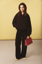 Bomber JANE dark brown color