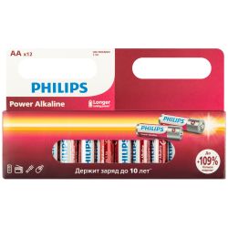 Батарейки Philips LR6P12W/51 АА алкалиновые 1,5v 12 шт. LR6-12BL Power