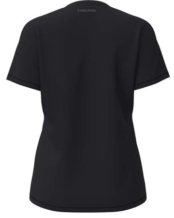 Женская теннисная футболка Head Club Original - black