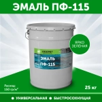 Эмаль ПФ-115 PaintGuard краска алкидная, универсальная, быстросохнущая, цвет Ярко-Зеленый - 20л/25кг