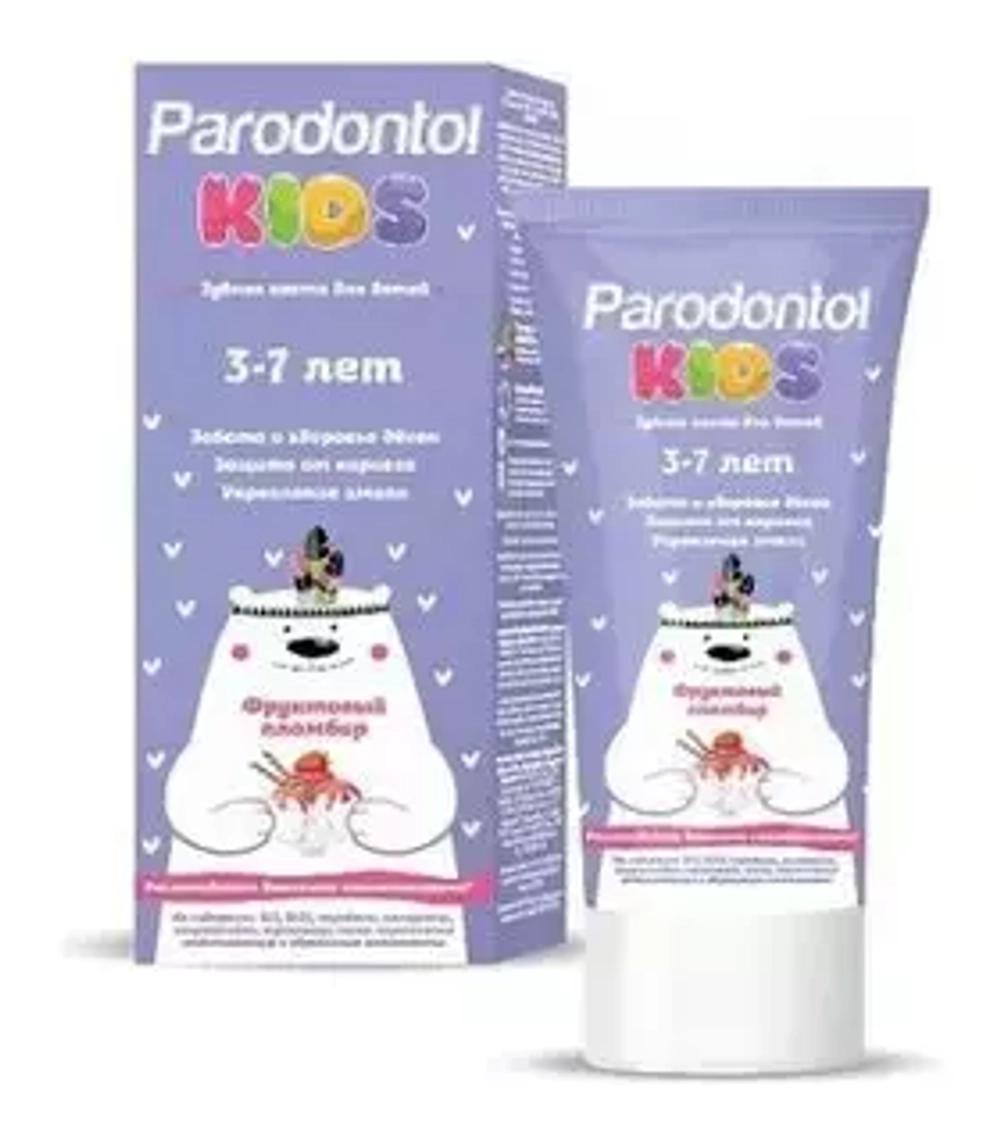 З/П SVOBODA Пародонтол KIDS "Фруктовый Пломбир" (3-7 лет) 62г