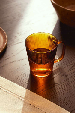 ZARA HOME КРУЖКА ИЗ БОРОСИЛИКАТНОГО СТЕКЛА, ОРАНЖЕВЫЙ