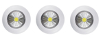 Фонарь-подсветка Pushlight светодиодный самоклеящийся REV COB 3 Вт 3Pack белый