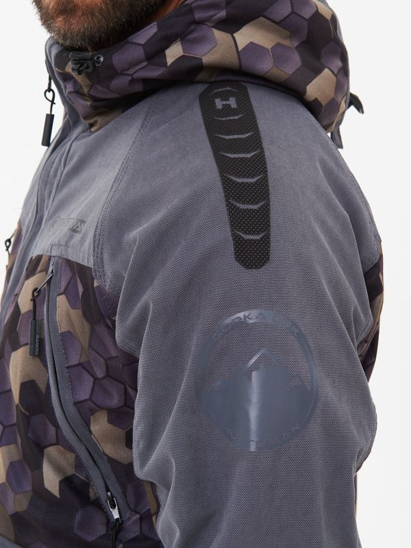 Костюм демисезонный Горка-Люкс ткань Исландия/Алова цвет Серый/КМФ 001