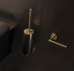 Бумагодержатель Gessi Ingranaggio, настенный, цвет Warm Bronze Brushed PVD