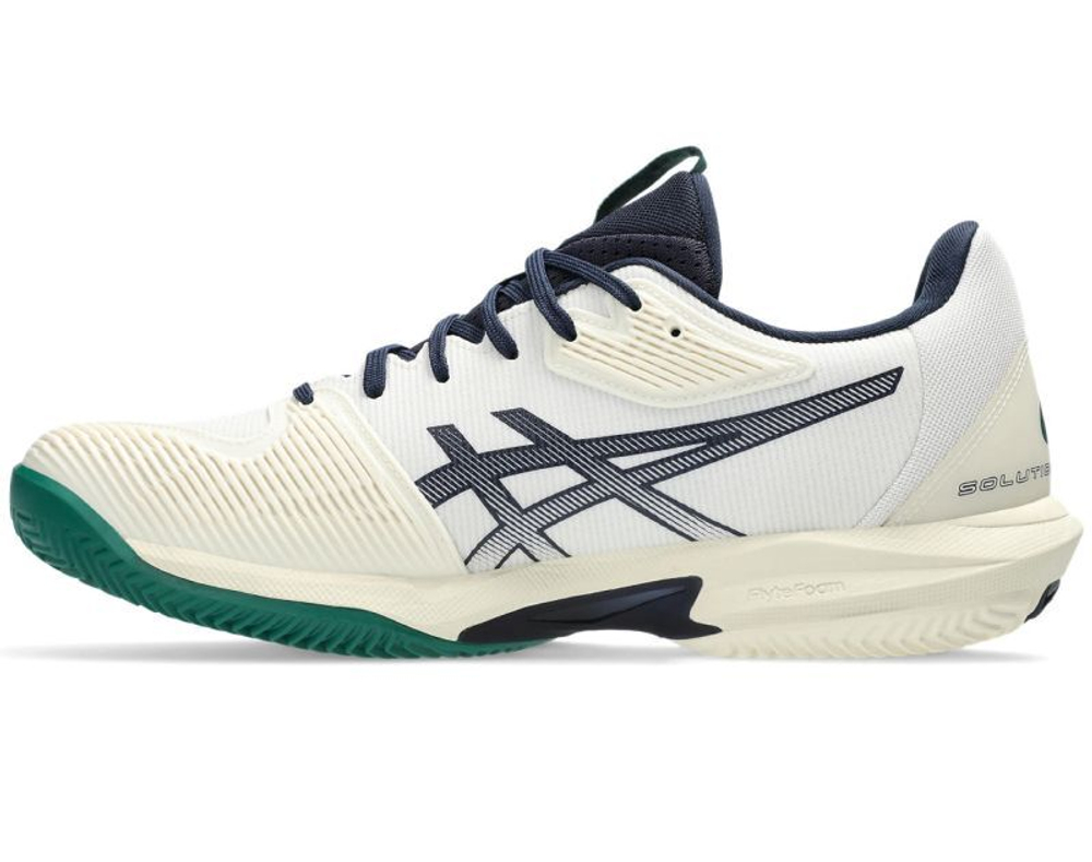 Мужские кроссовки теннисные Asics Solution Speed FF 3 Clay - кремовый/полночный