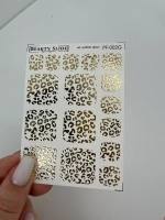 Слайдеры для педикюра фольгированные Арт. PF-002G
