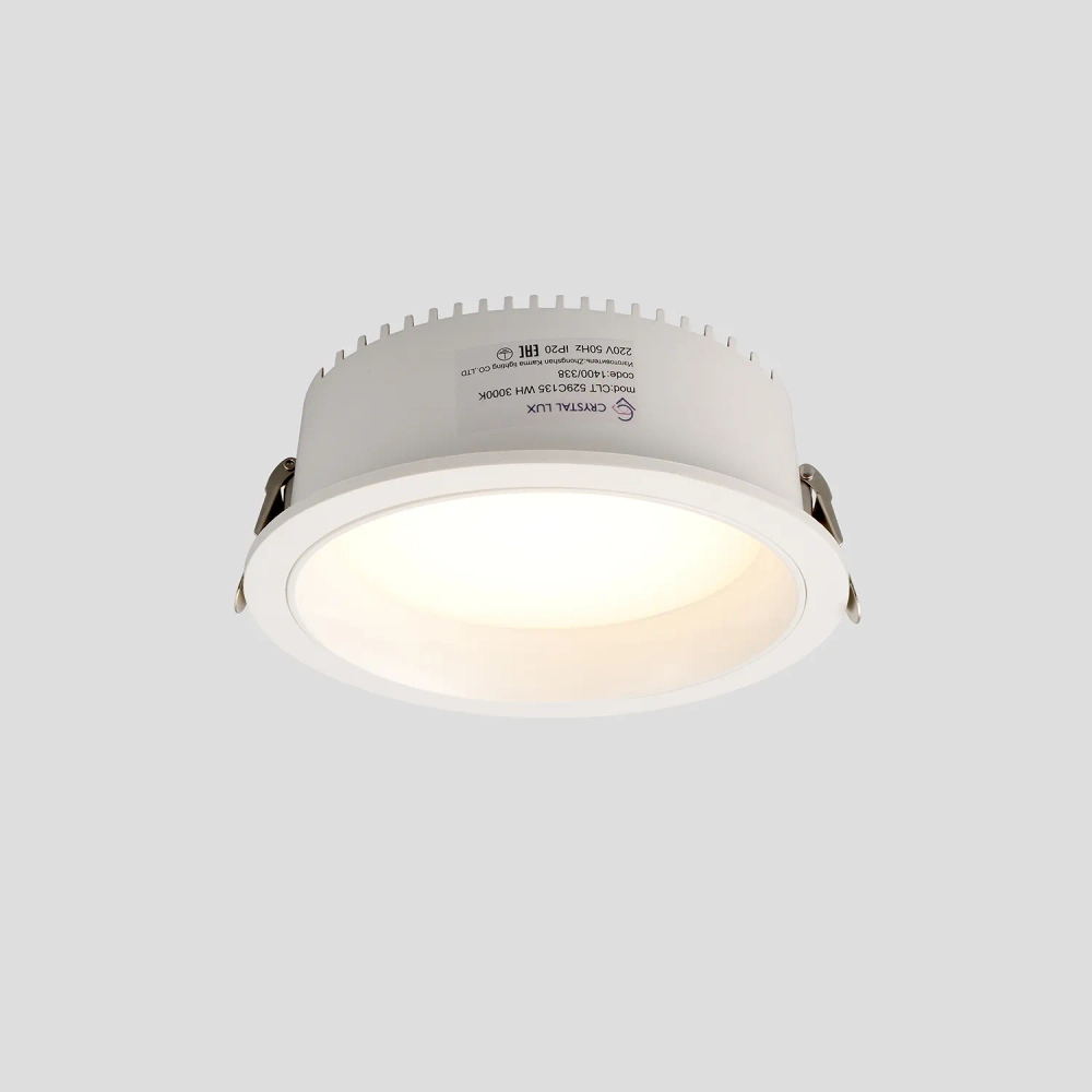 Светильник встраиваемый Crystal Lux CLT 529C135 WH 3000K