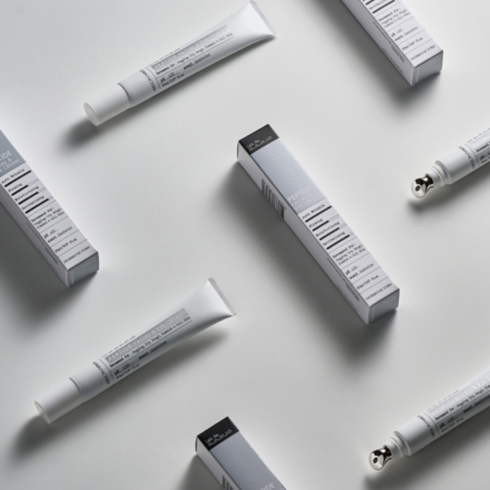 Крем для лица и кожи вокруг глаз с пептидами Derma Factory Peptide facial and eye cream, 20мл