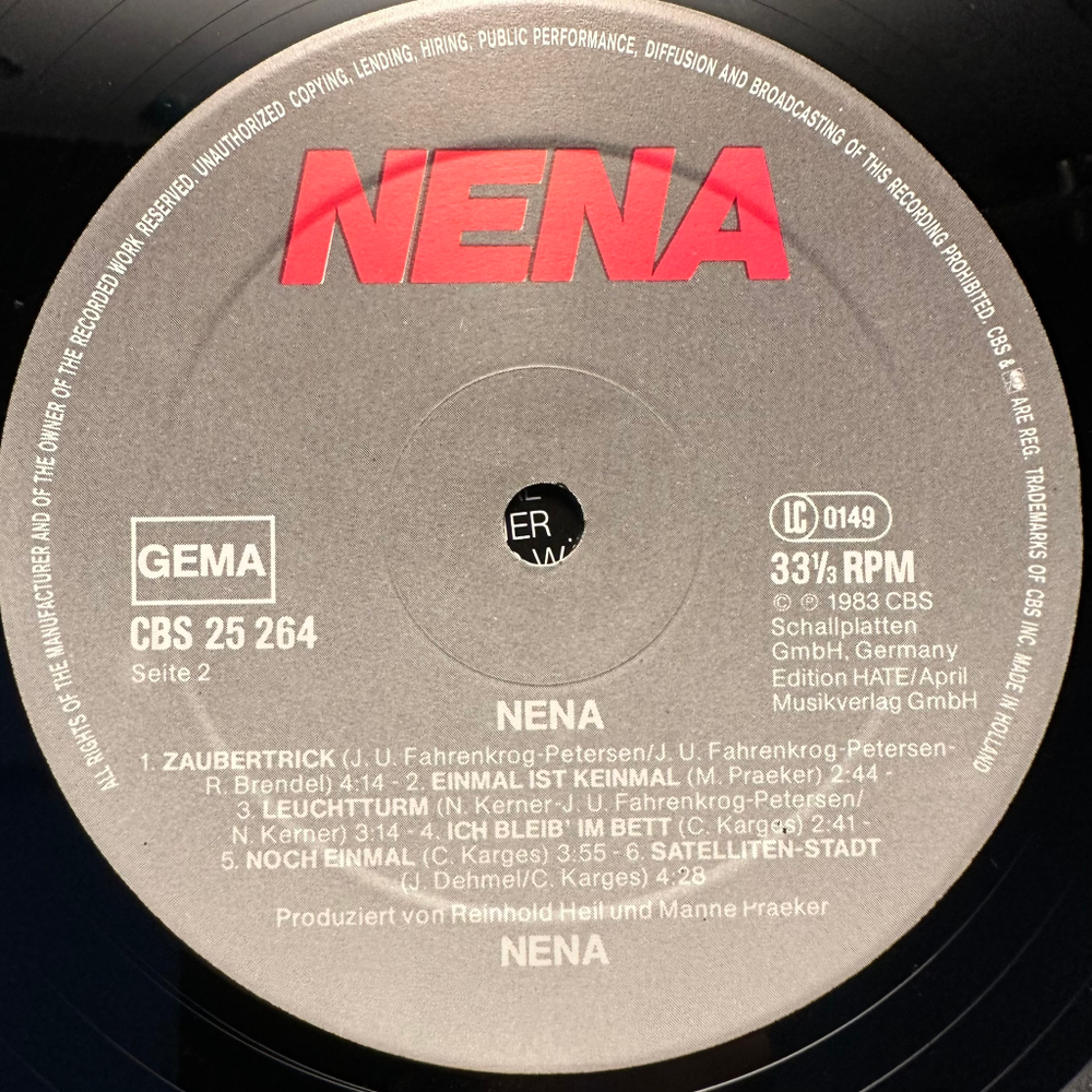 Nena - Nena (Голландия 1983г.)