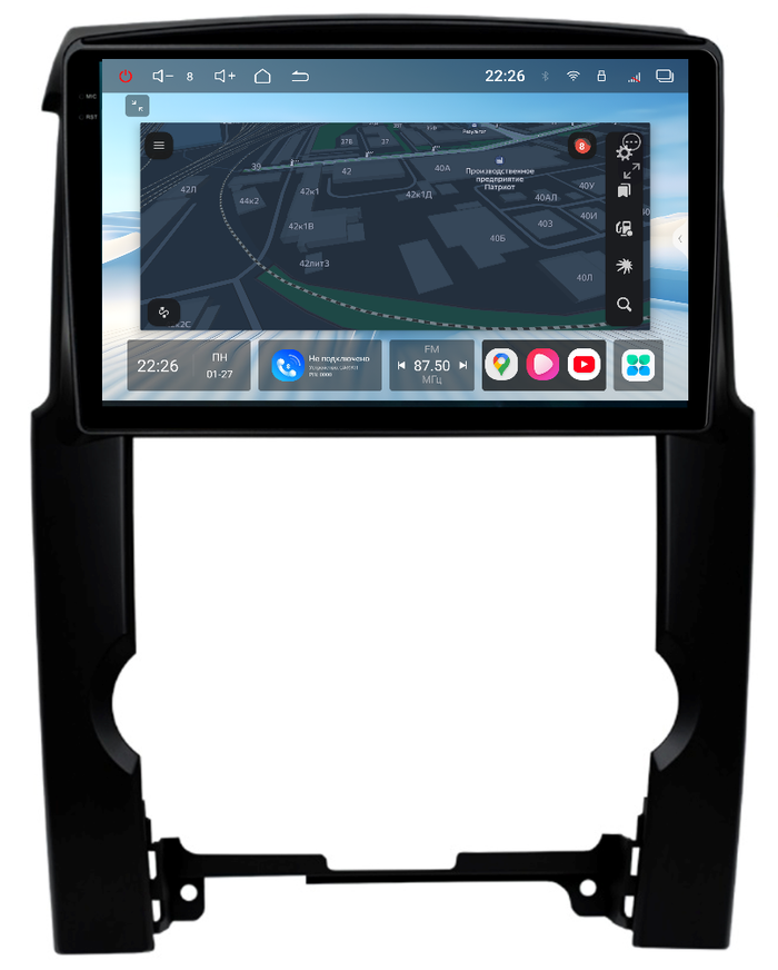 Магнитола для KIA Sorento XM 2009-2012 - Redpower 85041 PRO/PROmax ТОП звук, 2K QLED, Android 14, Быстрейшая, CarPlay, 4G SIM-слот