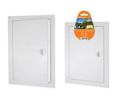 Люк ревизионный с ручкой 200х300, белый TDM