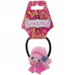 Резинка для волос 1 шт детская «Juiciness- Принцесса», микс 6 цветов, d- 4 см