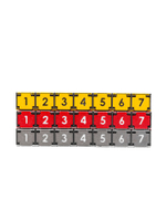 Набор 3 шт. таблетницы на неделю, на русском языке, 15х6х2 см, 3D печать