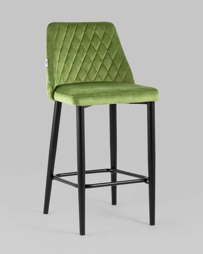 Стул полубарный Диего велюр травяной