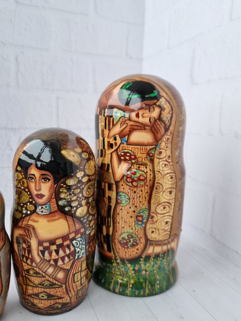 Матрёшка "Поцелуй" Климт 5м 18см