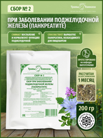 Сбор № 2 При заболевании поджелудочной железы (панкреатите)