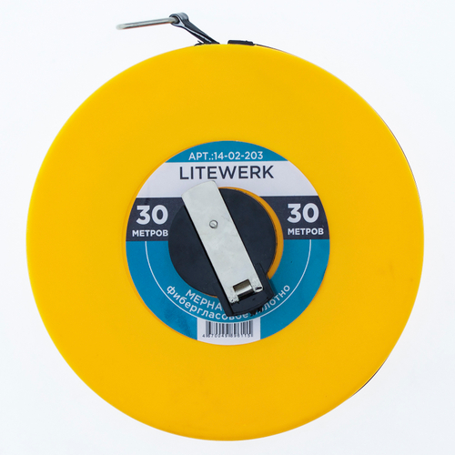 Рулетка 30м, Чеглок, геодезическая в закрытом корпусе, 14-02-203